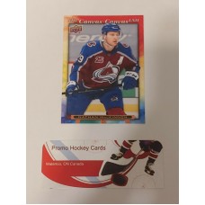 C-13 Nathan Mackinnon NHL Canvas Set 2021-22 Tim Hortons UD Upper Deck 